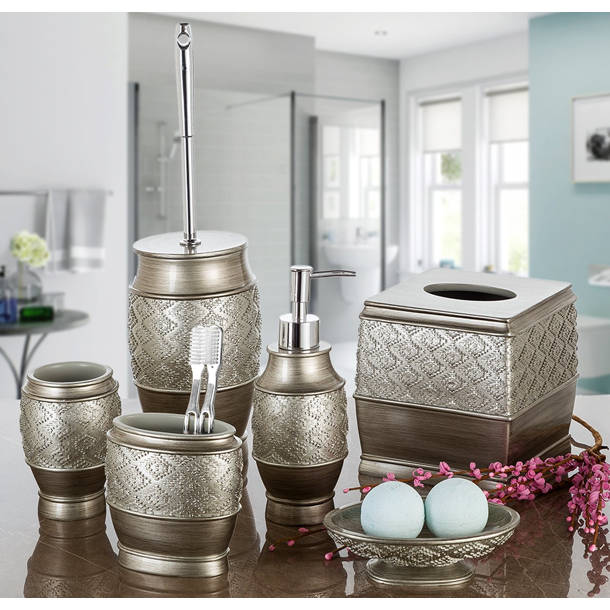 Creative Scents Dublin 4 Piece Bathroom Accessories Set & Reviews | Wayfair